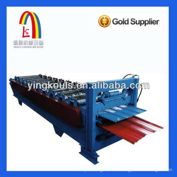 Roofing Sheet Double Layer Steel Frame Machine,Roll Forming Machine
